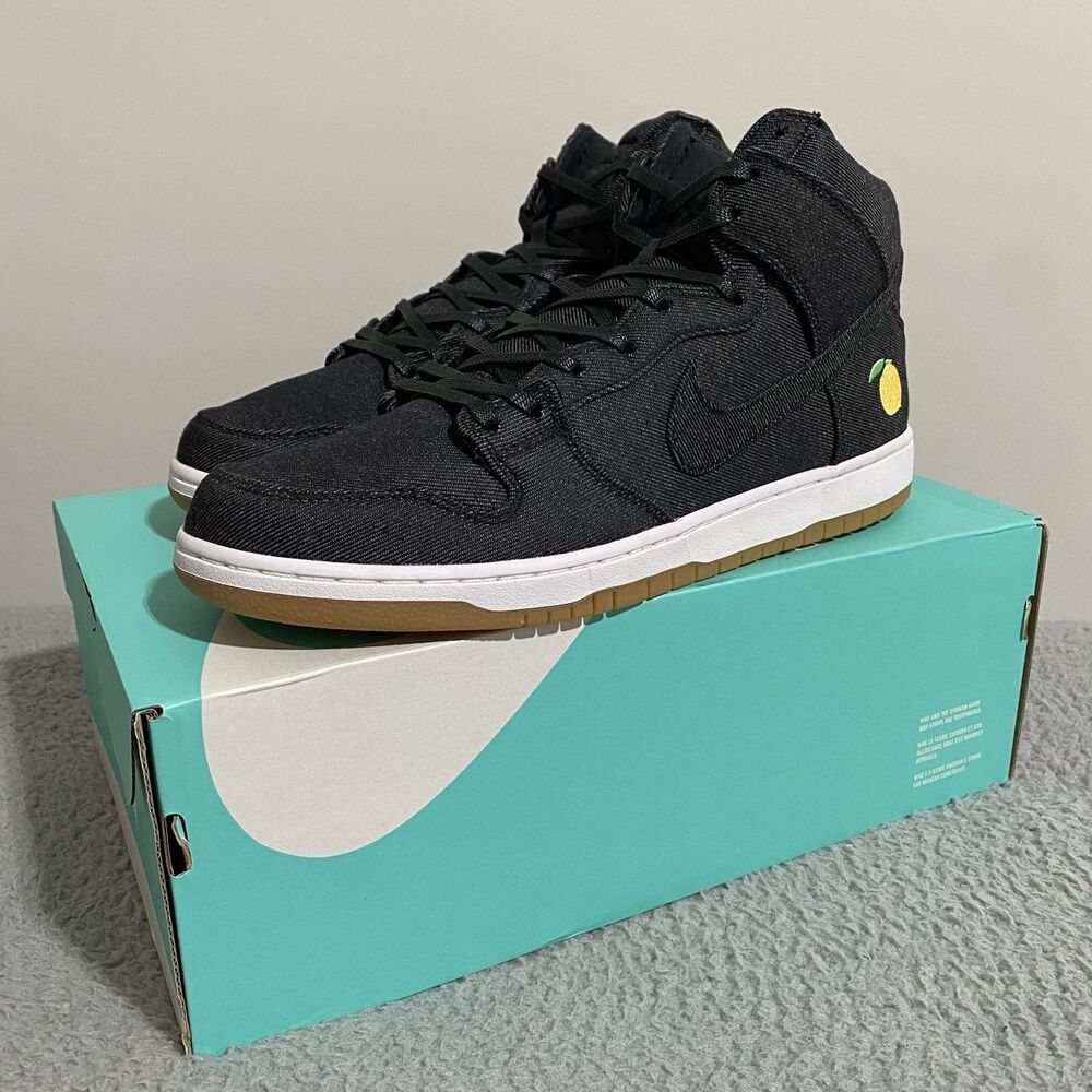 Momofuku Nike SB Dunk High Mens 12 Black TRD QS Shoes David Chang 881758-071 NEW